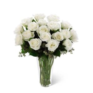 white roses